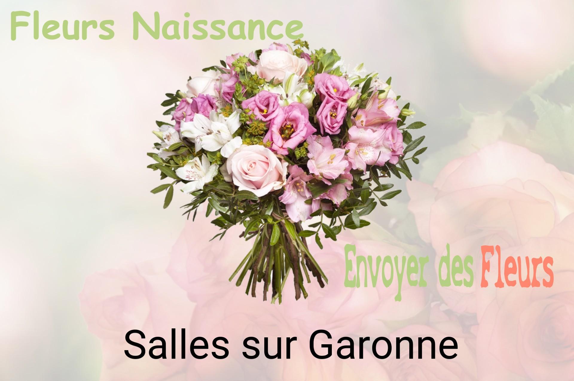 Bouquet de fleurs de naissance livré à Salles-sur-Garonne